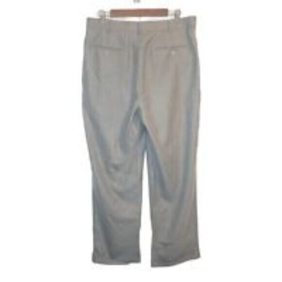 Perry Ellis Mens Size 34 Gray  Solid Dress Pants - Picture 8 of 9